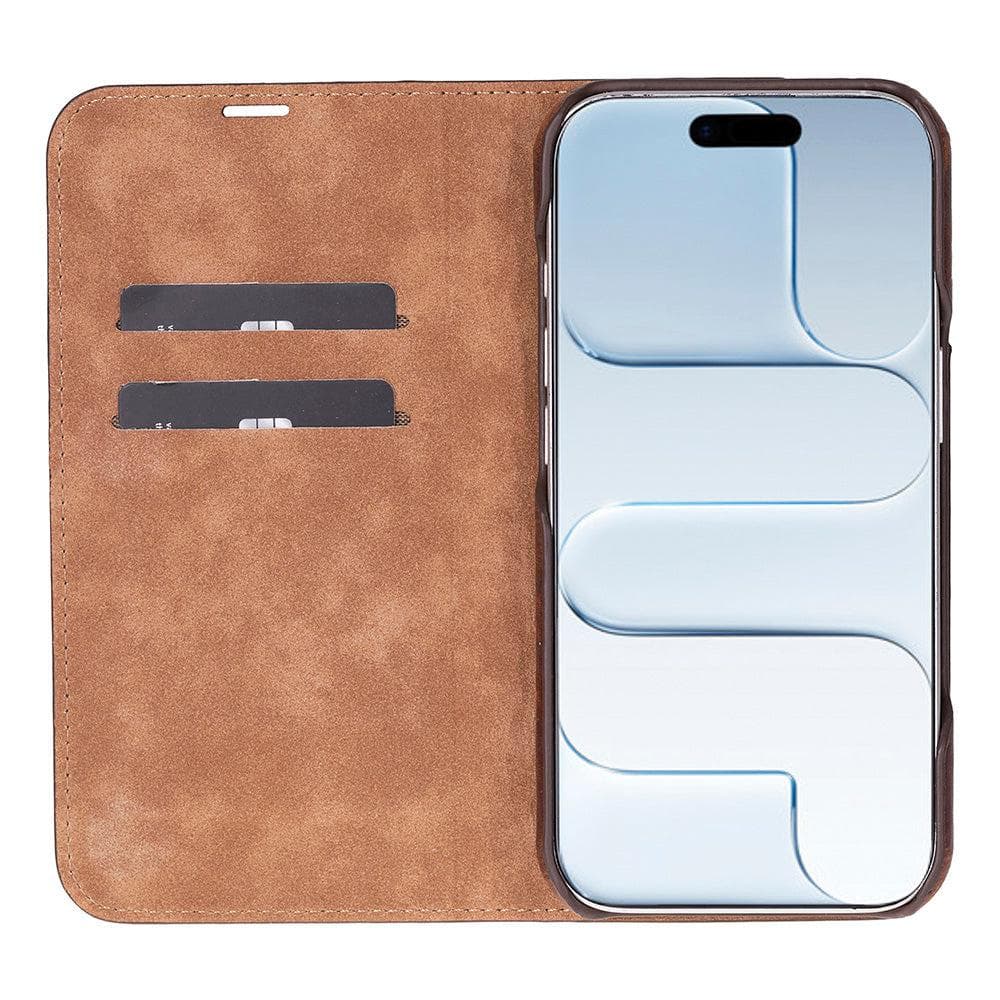 Sonat Leather iPhone 17 Folio Case Bouletta