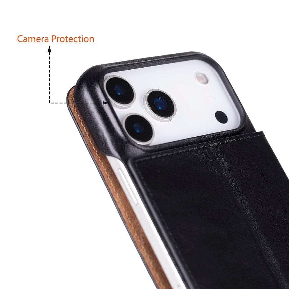 Sonat Leather iPhone 17 Pro Folio Case Bouletta