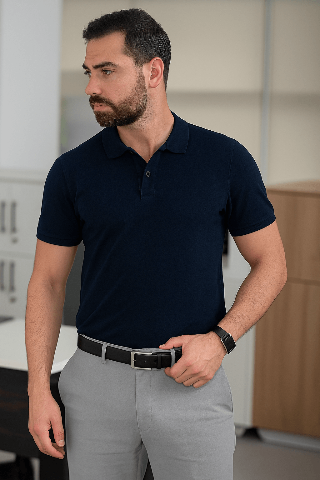 Sport Man Leather Men's Belt Bouletta