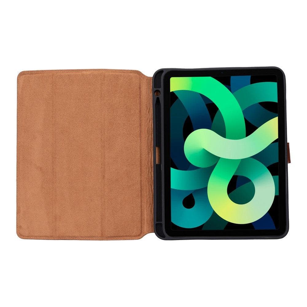 Stage iPad 10.9" Genuine Leather Case I Pad 10.9" 2022 10th Gen / Burnished Rustic Tan Bouletta