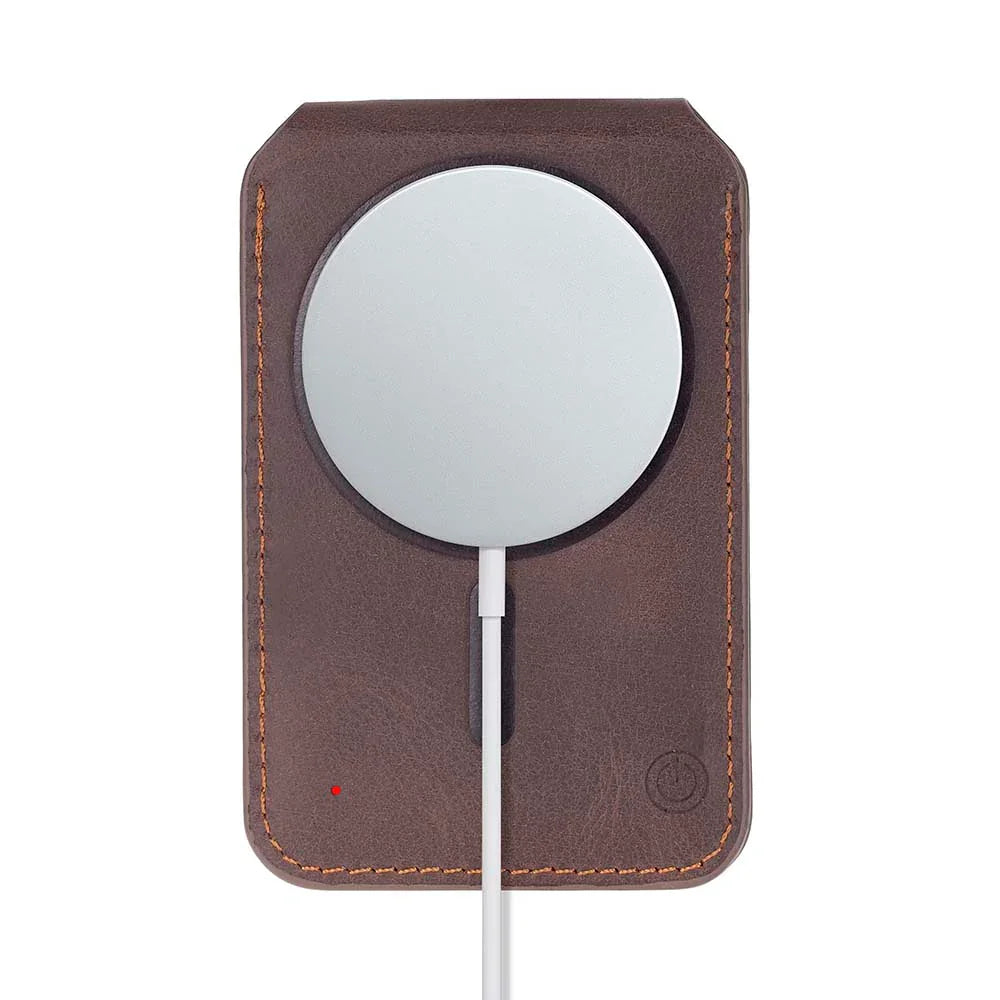 Stefan Leather Premium Card Holder Dark Brown Bouletta
