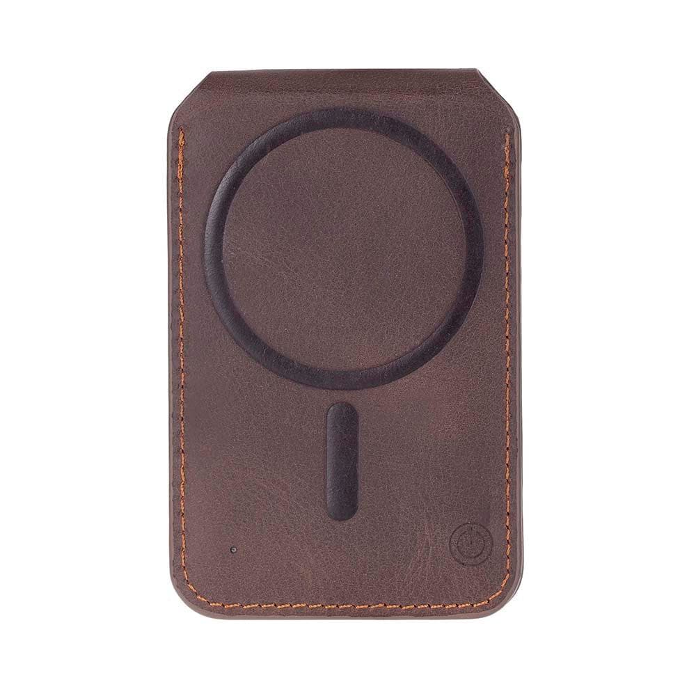 Stefan Leather Premium Card Holder Dark Brown Bouletta