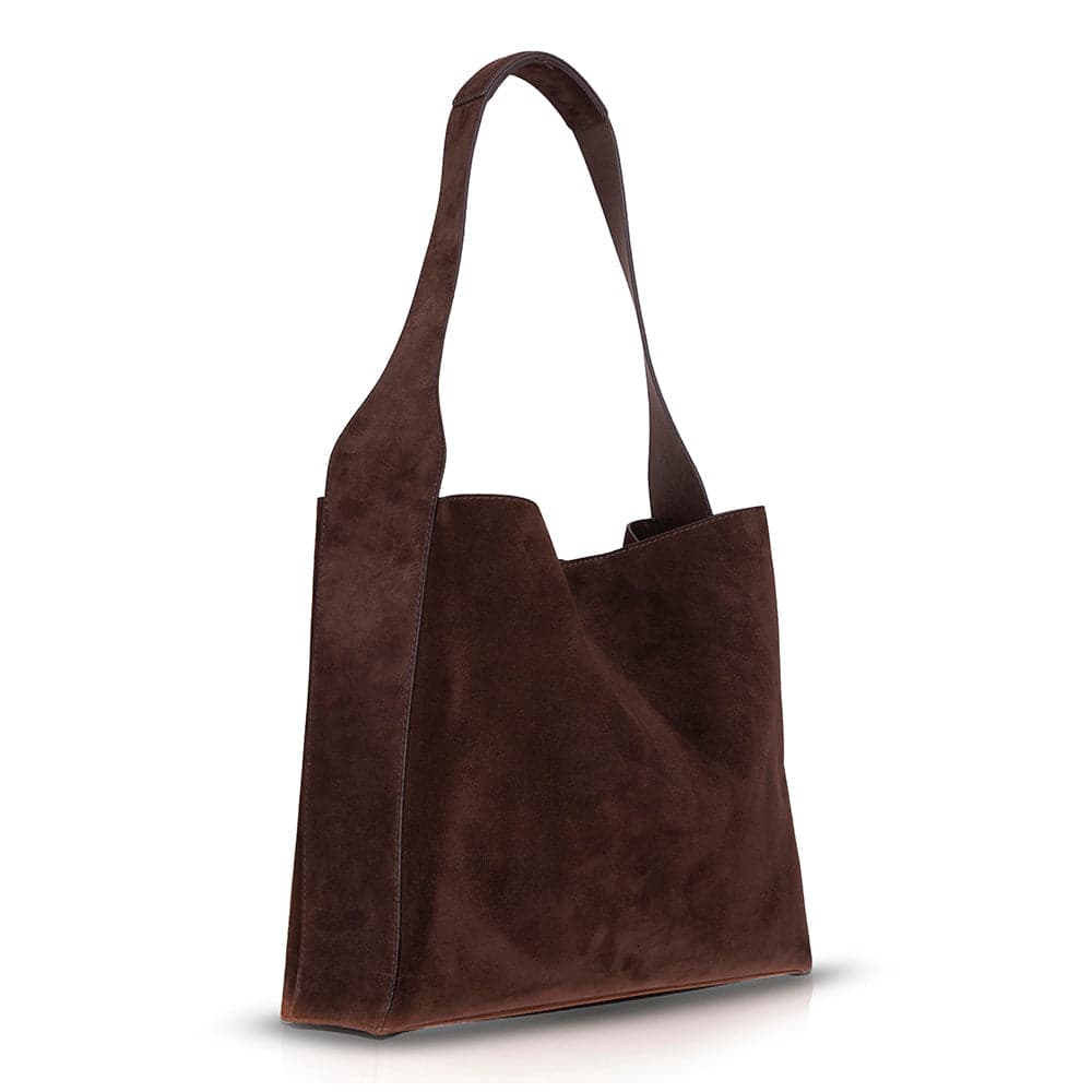 Stella Leather Women's Bag Suede Brown Bouletta