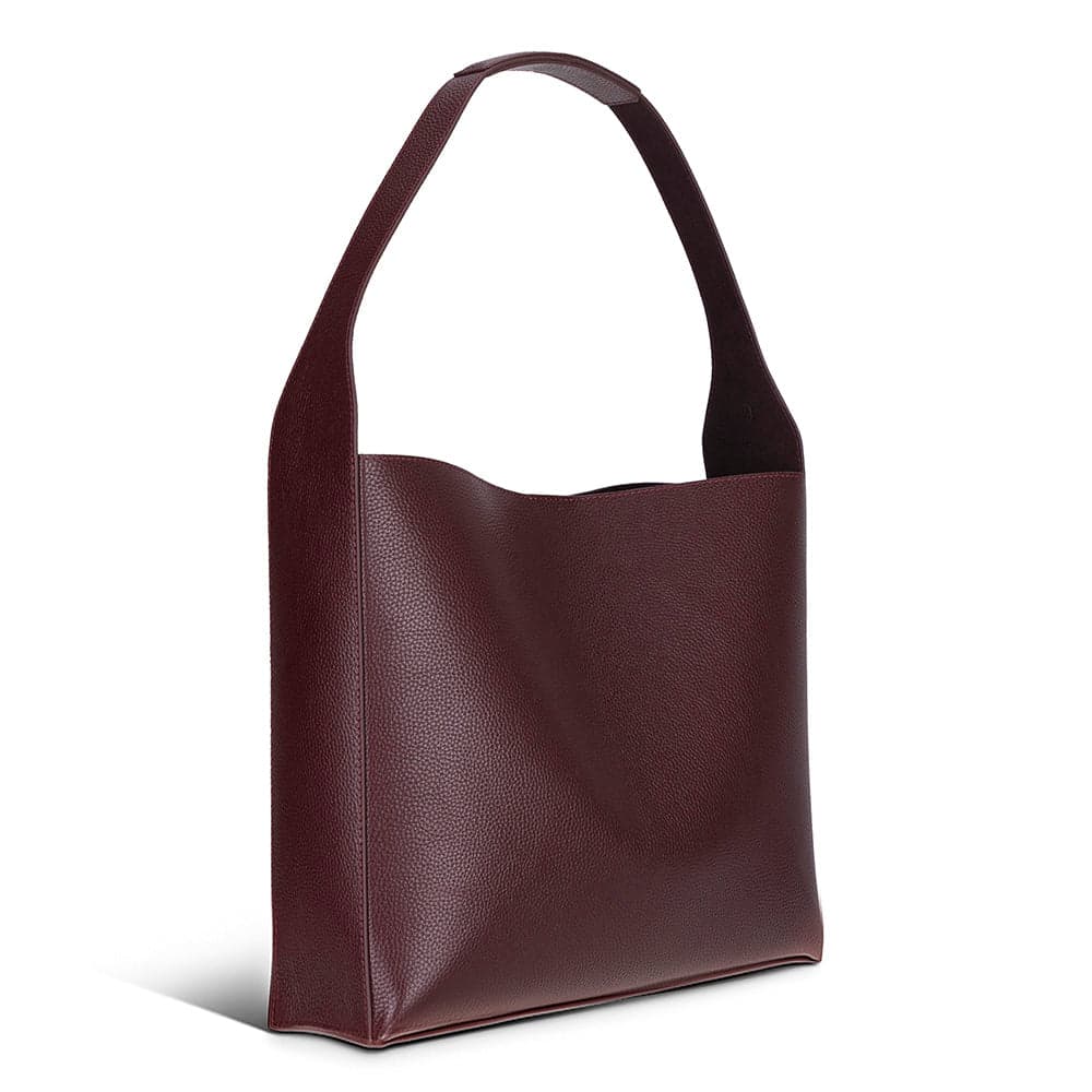 Stella Leather Women's Bag Burgundy Bouletta