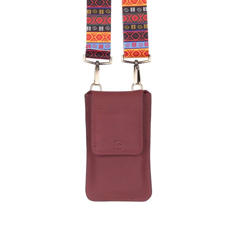 Tendenza Leather Crossbody Bag Light Brown Bouletta