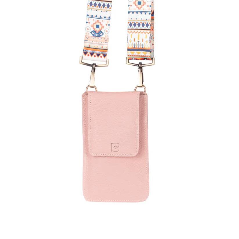 Tendenza Leather Crossbody Bag Carnation Bouletta