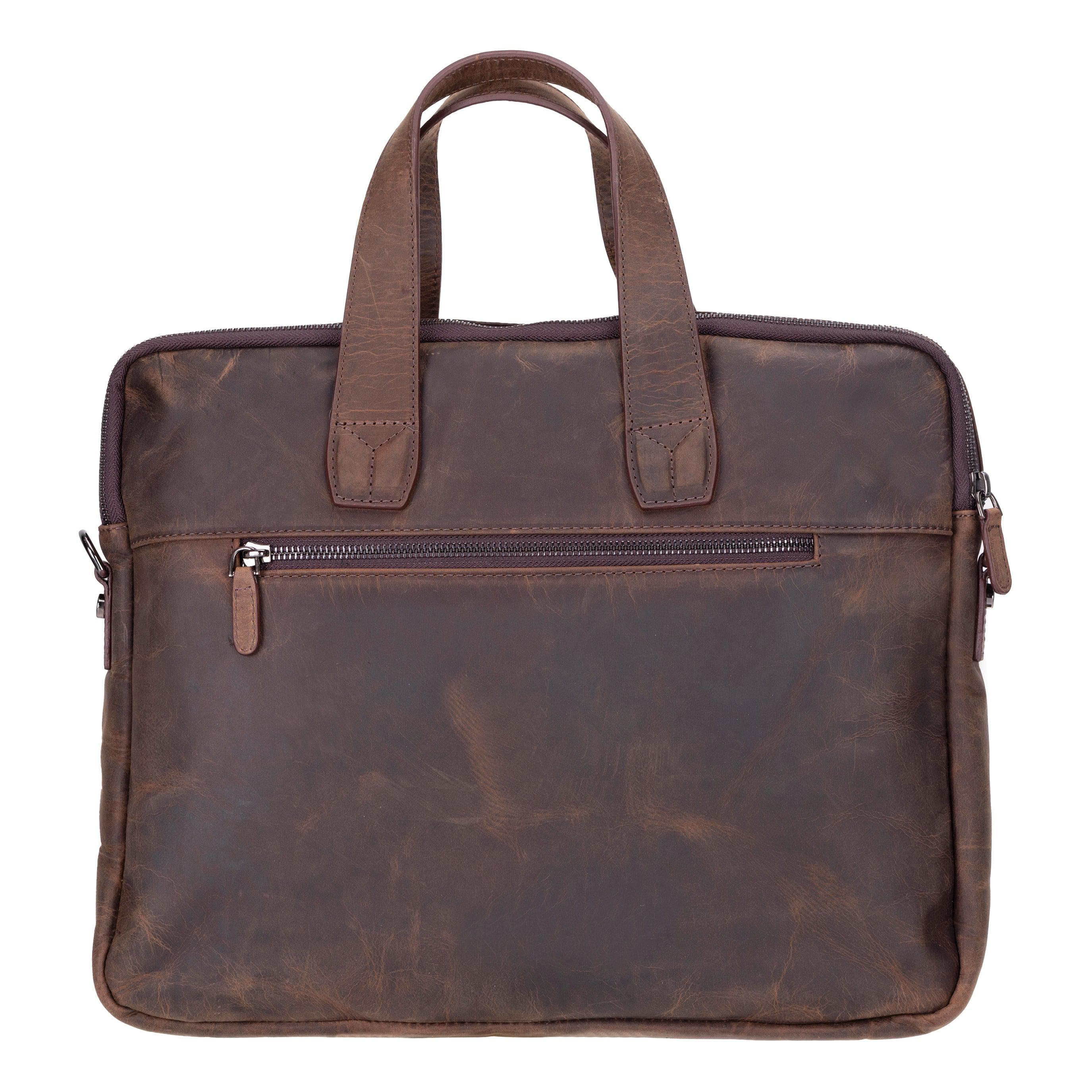 Thasos Leather Business Briefcase / Laptop Case 16" Bouletta