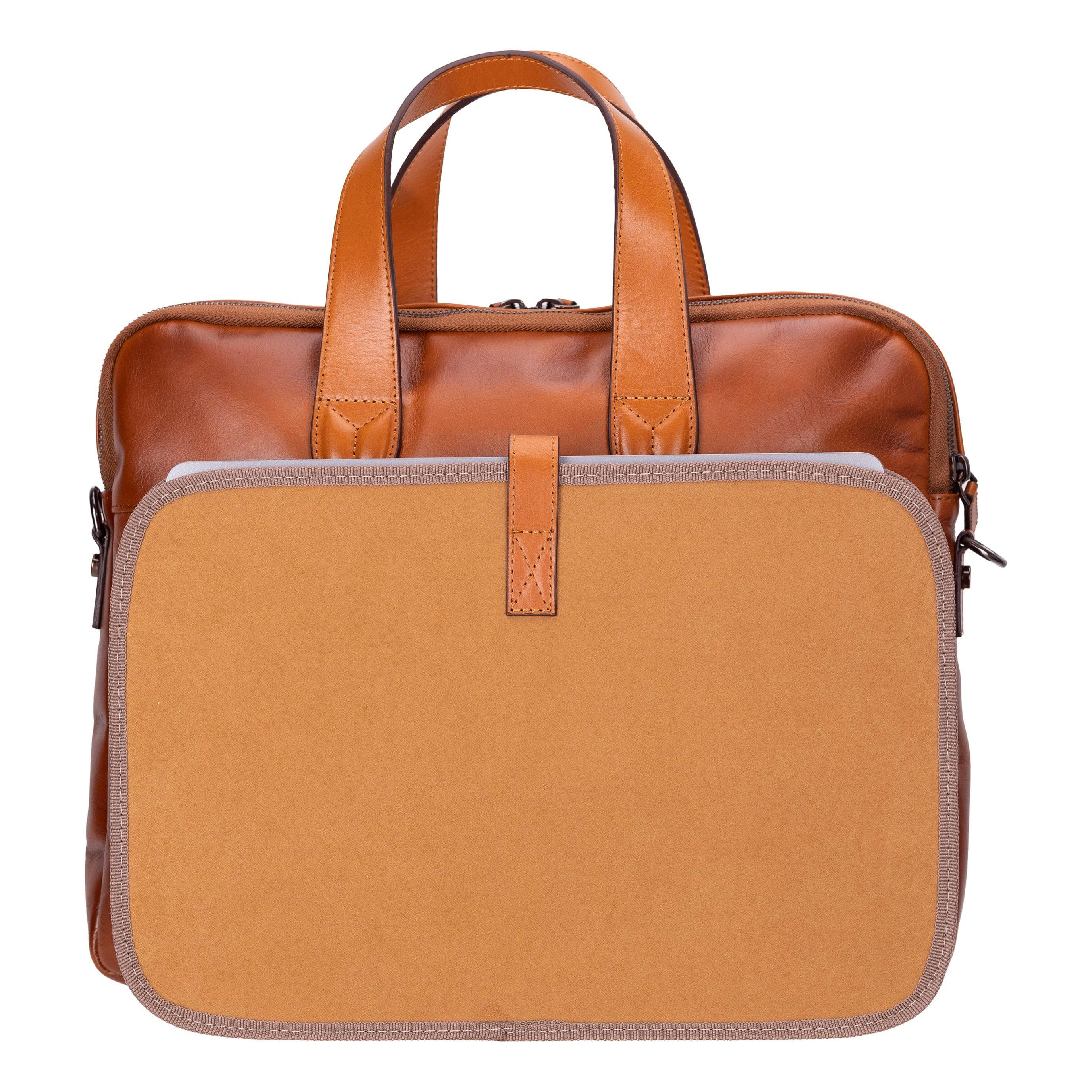 Thasos Leather Business Briefcase / Laptop Case 16" Bouletta