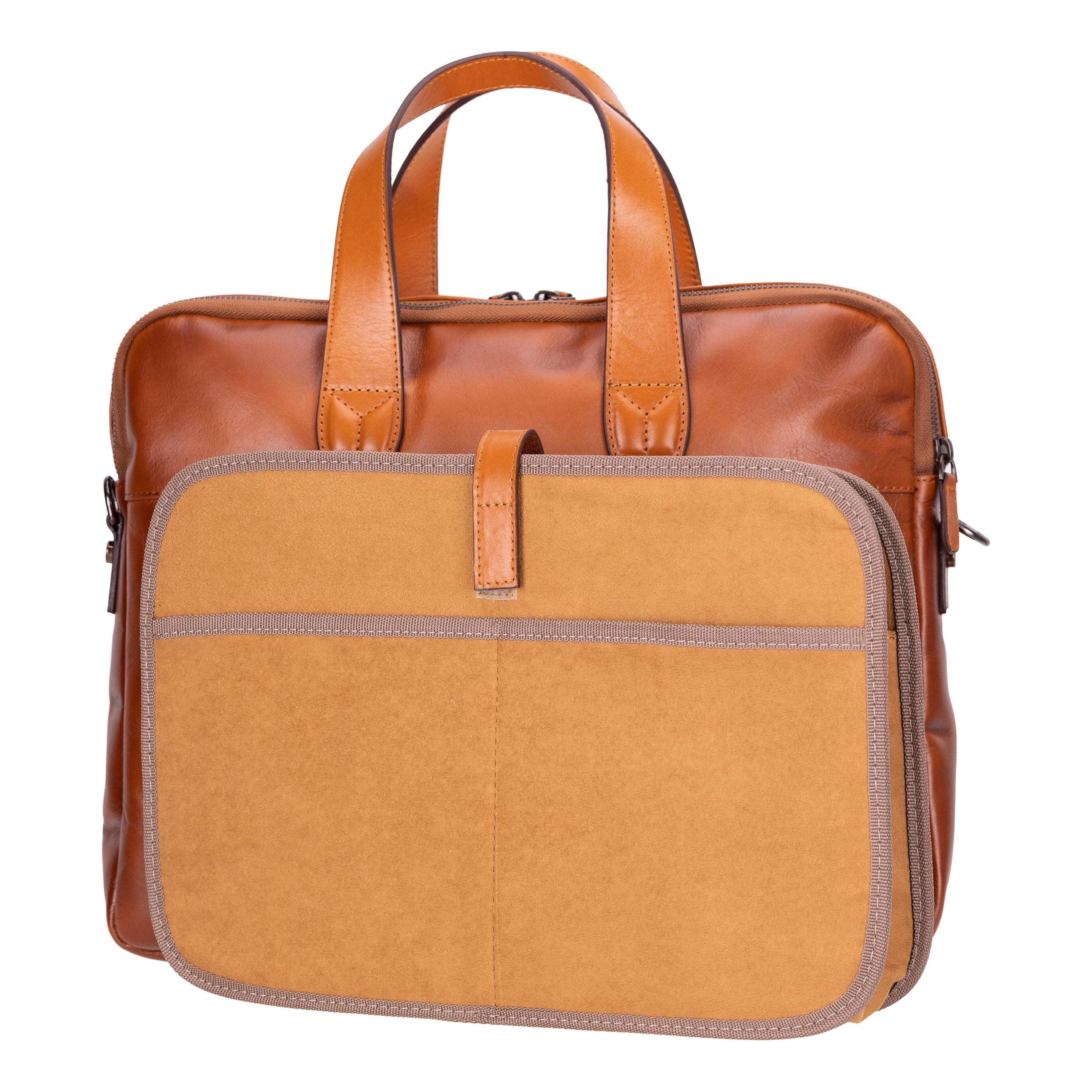 Thasos Leather Business Briefcase / Laptop Case 16" Bouletta