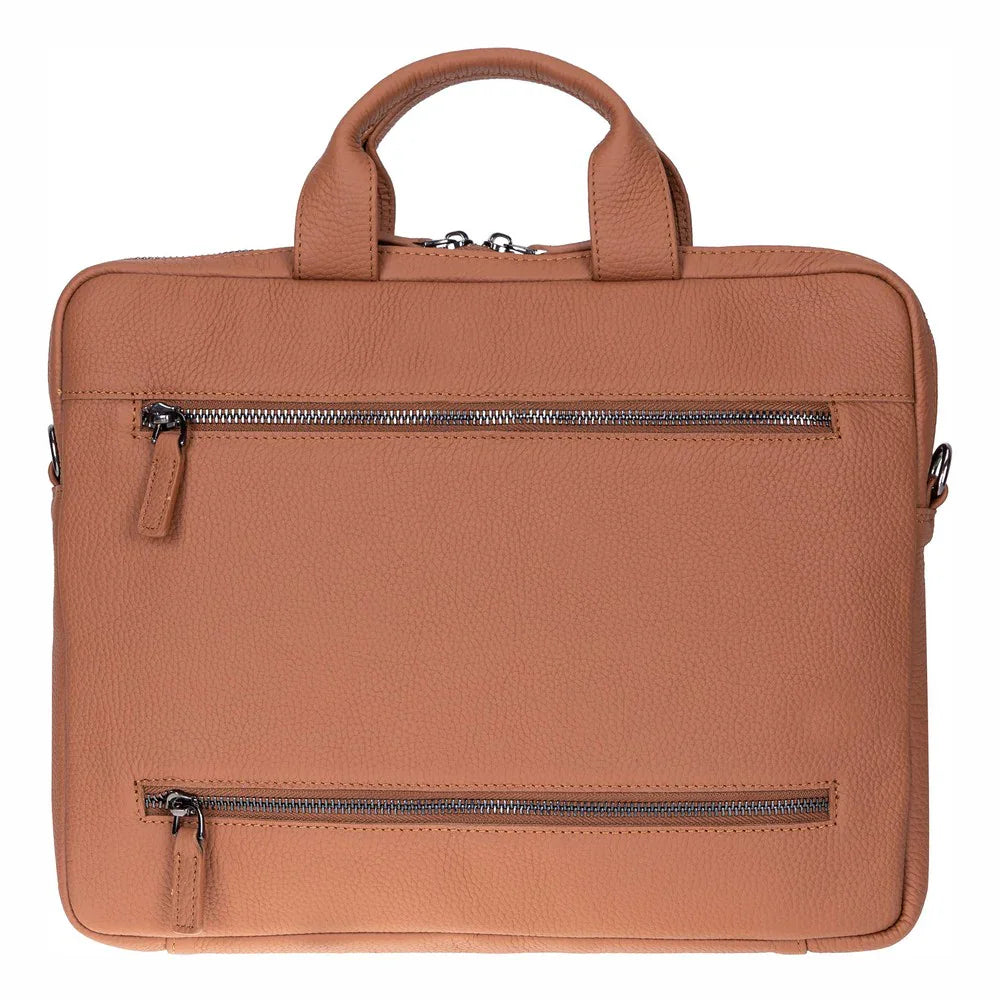 Truro Leather Business Briefcase / Laptop Case 14" with Suitcase Bouletta