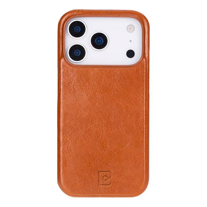Ultimate Jacket Leather iPhone 17 Pro Case Tan Bouletta
