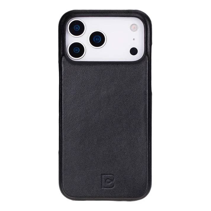 Ultimate Jacket Leather iPhone 17 Pro Max Case Black Bouletta