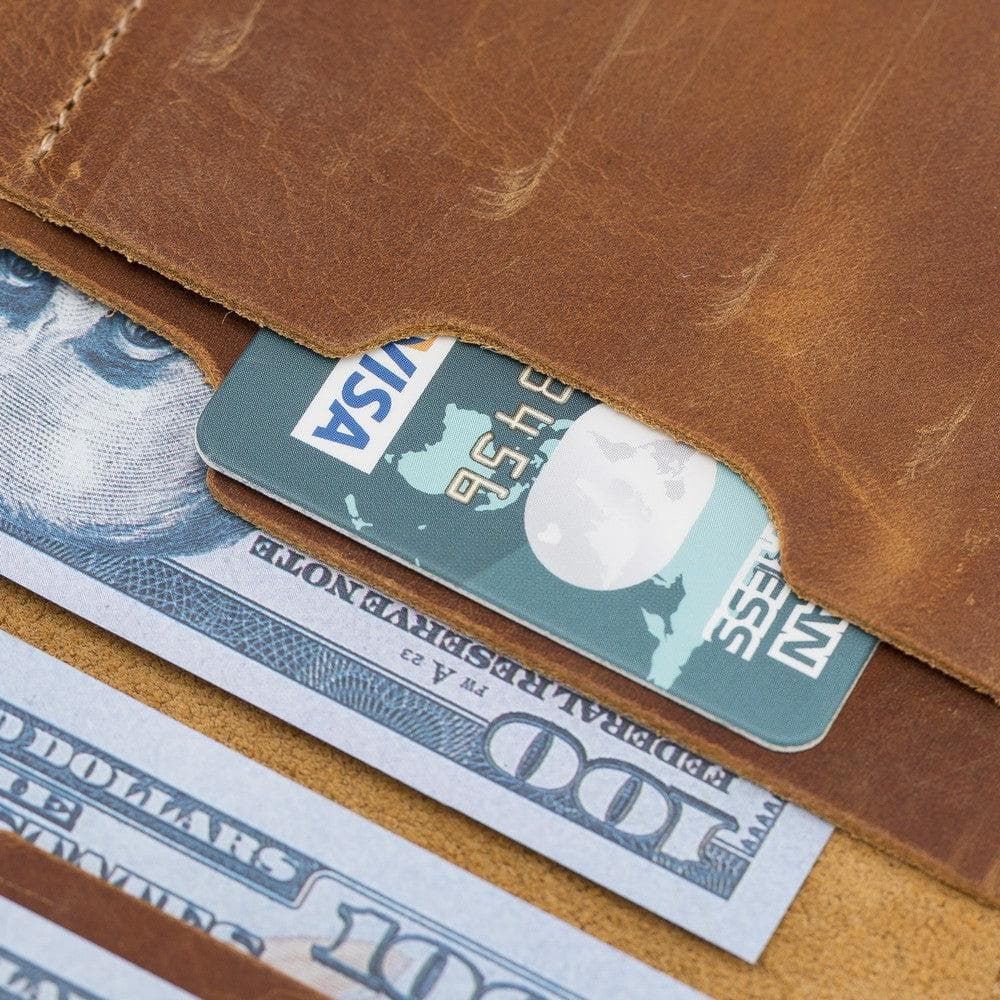 Universal Genuine Leather Wallet Antic Mocca Bouletta