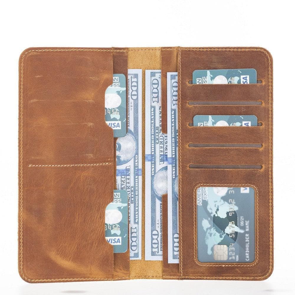 Universal Genuine Leather Wallet Antic Mocca Bouletta