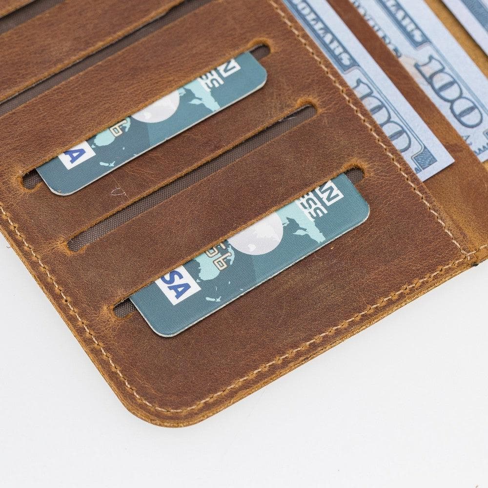 Universal Genuine Leather Wallet Antic Mocca Bouletta