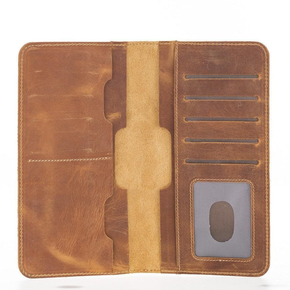 Universal Genuine Leather Wallet Antic Mocca Bouletta