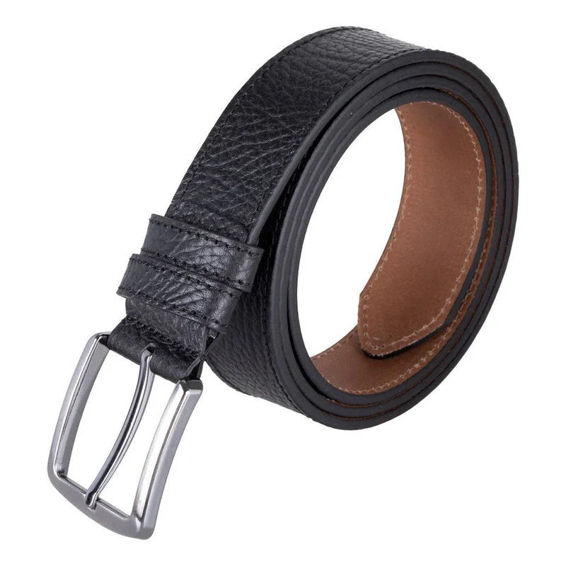 Urban Classic Leather Men's Belt Black 105 Cm Bouletta