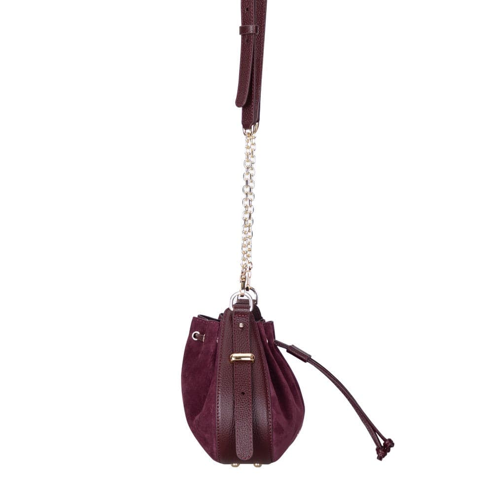 Valentina Suede Leather Women's Bag Bouletta