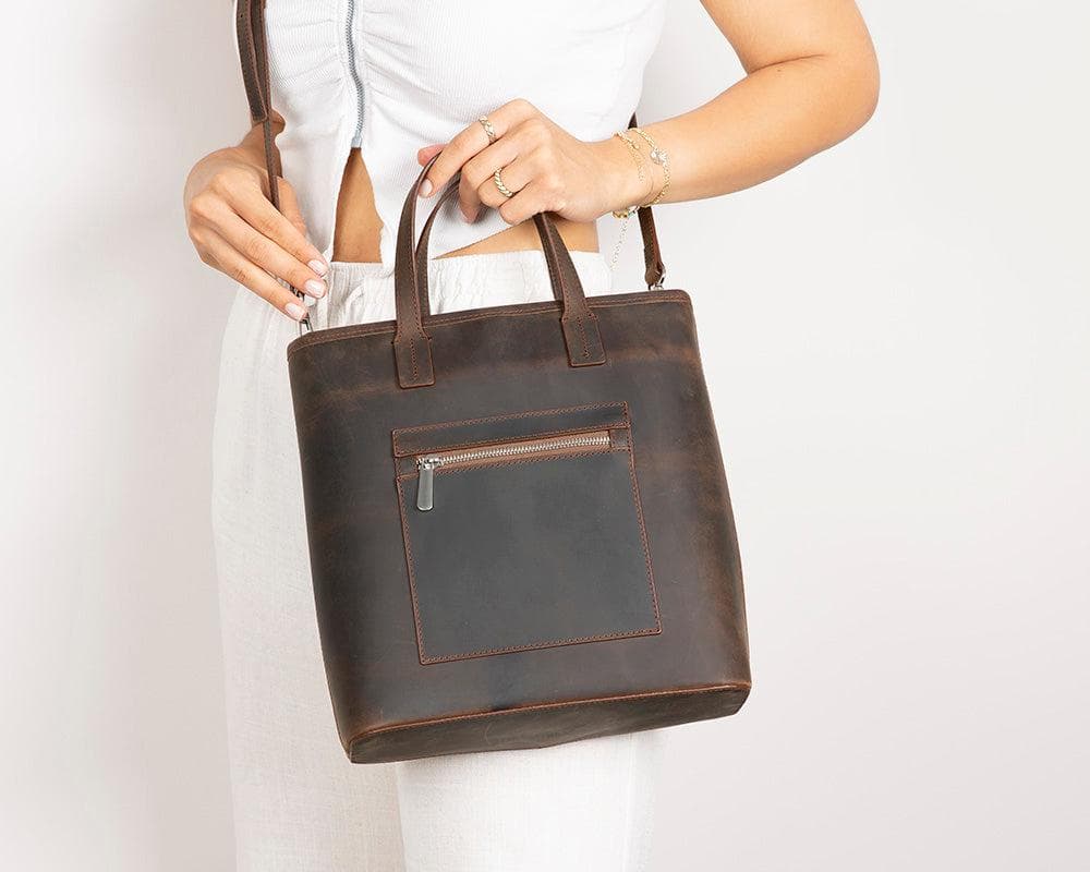 Valetto Leather Tote Bag Bouletta