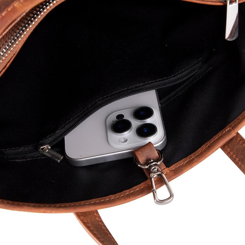 Valetto Leather Tote Bag Bouletta