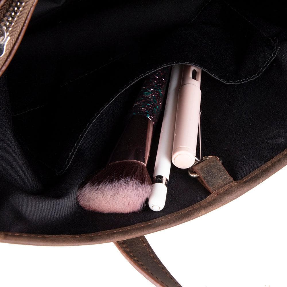 Valetto Leather Tote Bag Bouletta