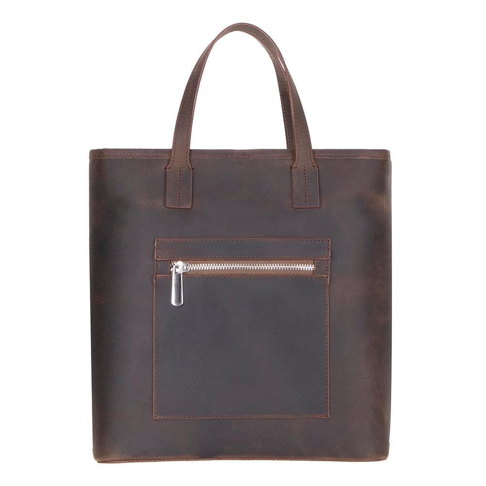 Valetto Leather Tote Bag Sienna Bouletta