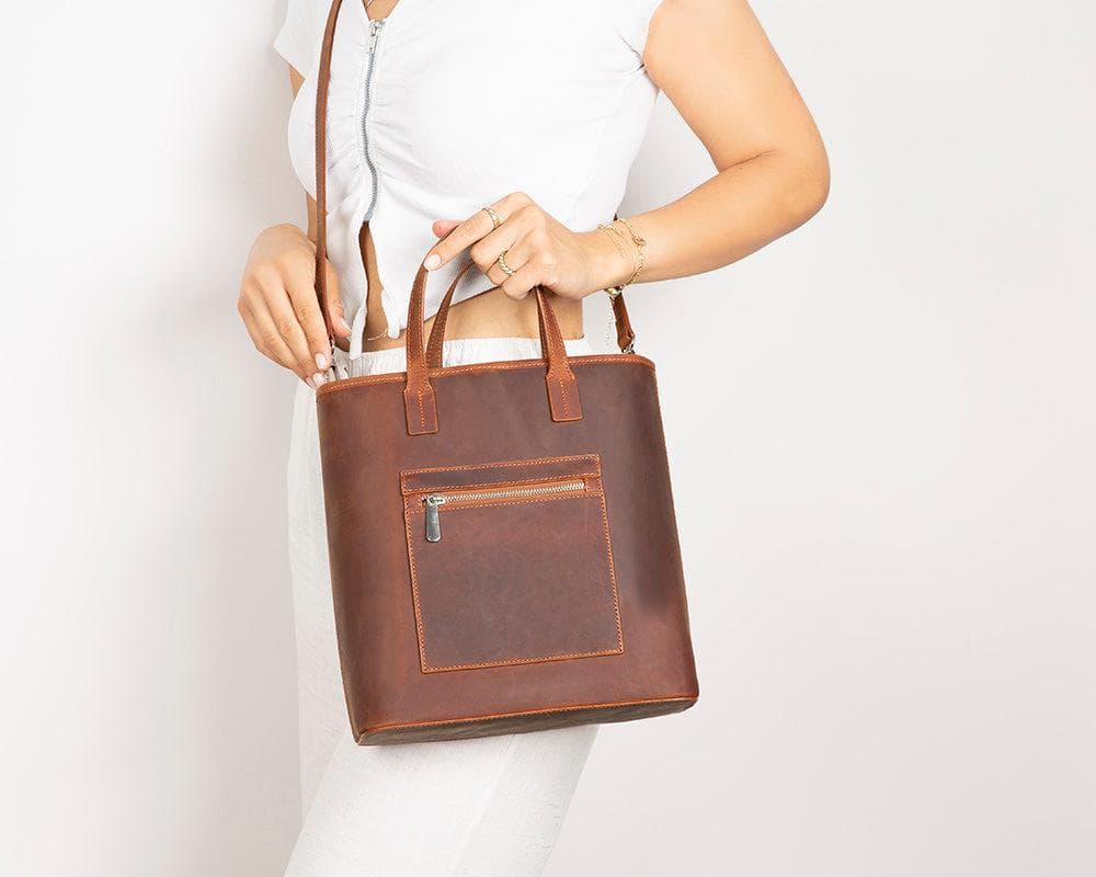 Valetto Leather Tote Bag Bouletta
