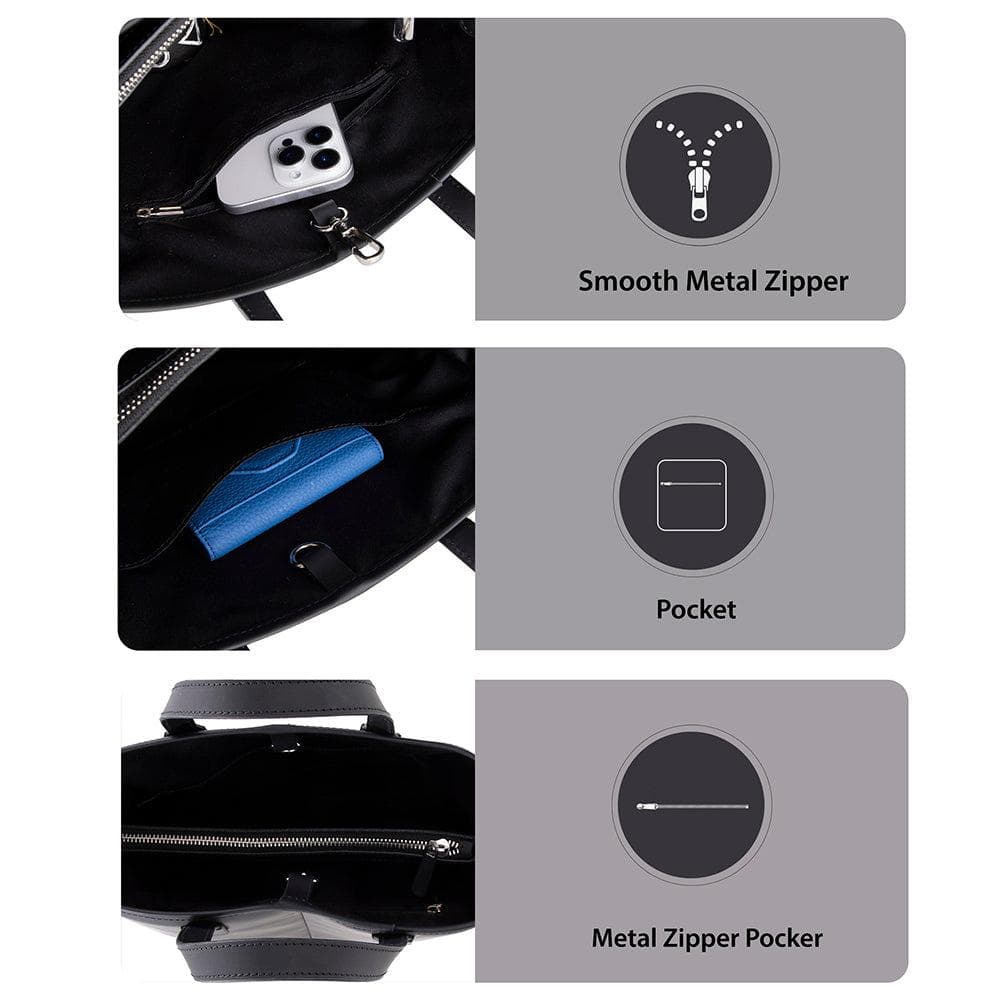 Valetto Leather Tote Bag Bouletta