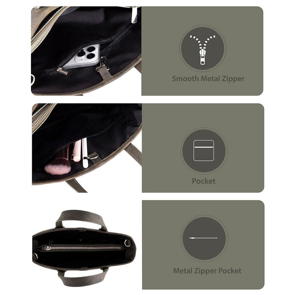 Valliro Leather Tote Bag Bouletta