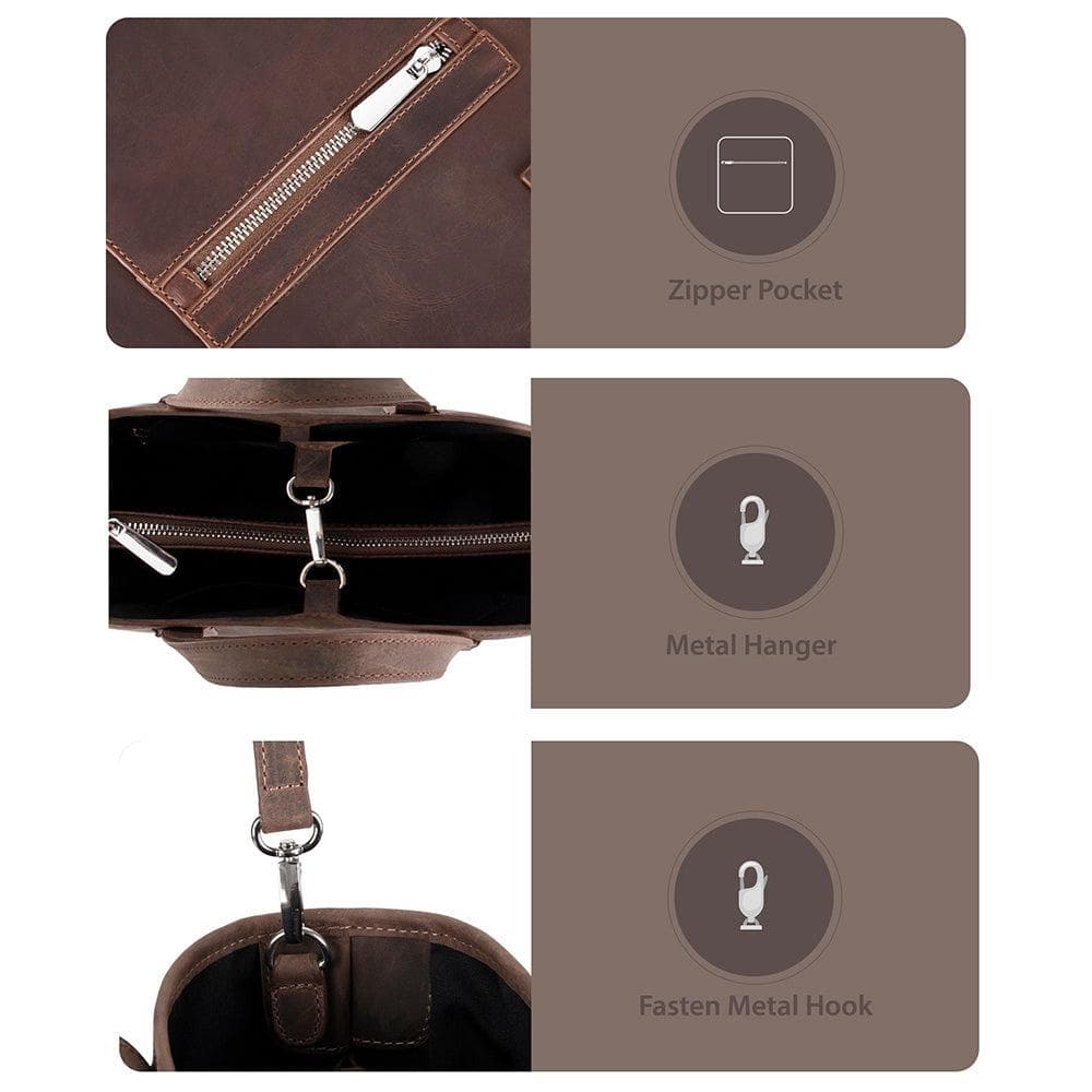 Valliro Leather Tote Bag Bouletta