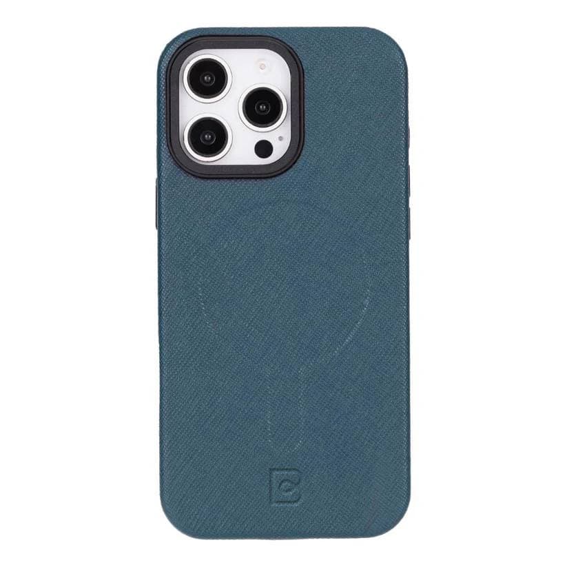 Vento iPhone 16 Pro Leather Case Navy Bouletta