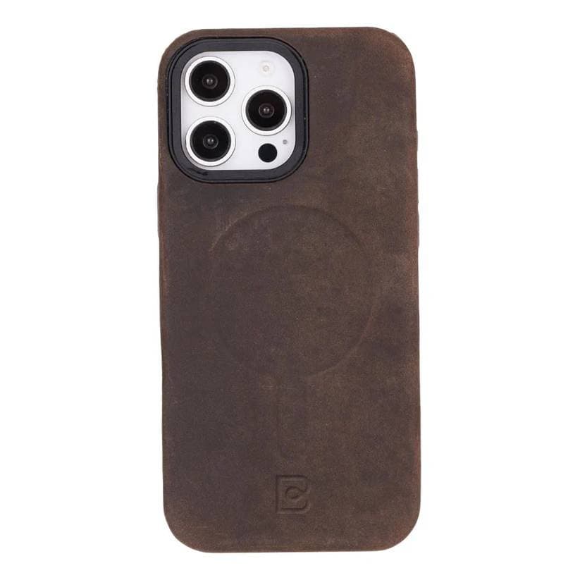 Vento iPhone 16 Pro Leather Case Brown Bouletta