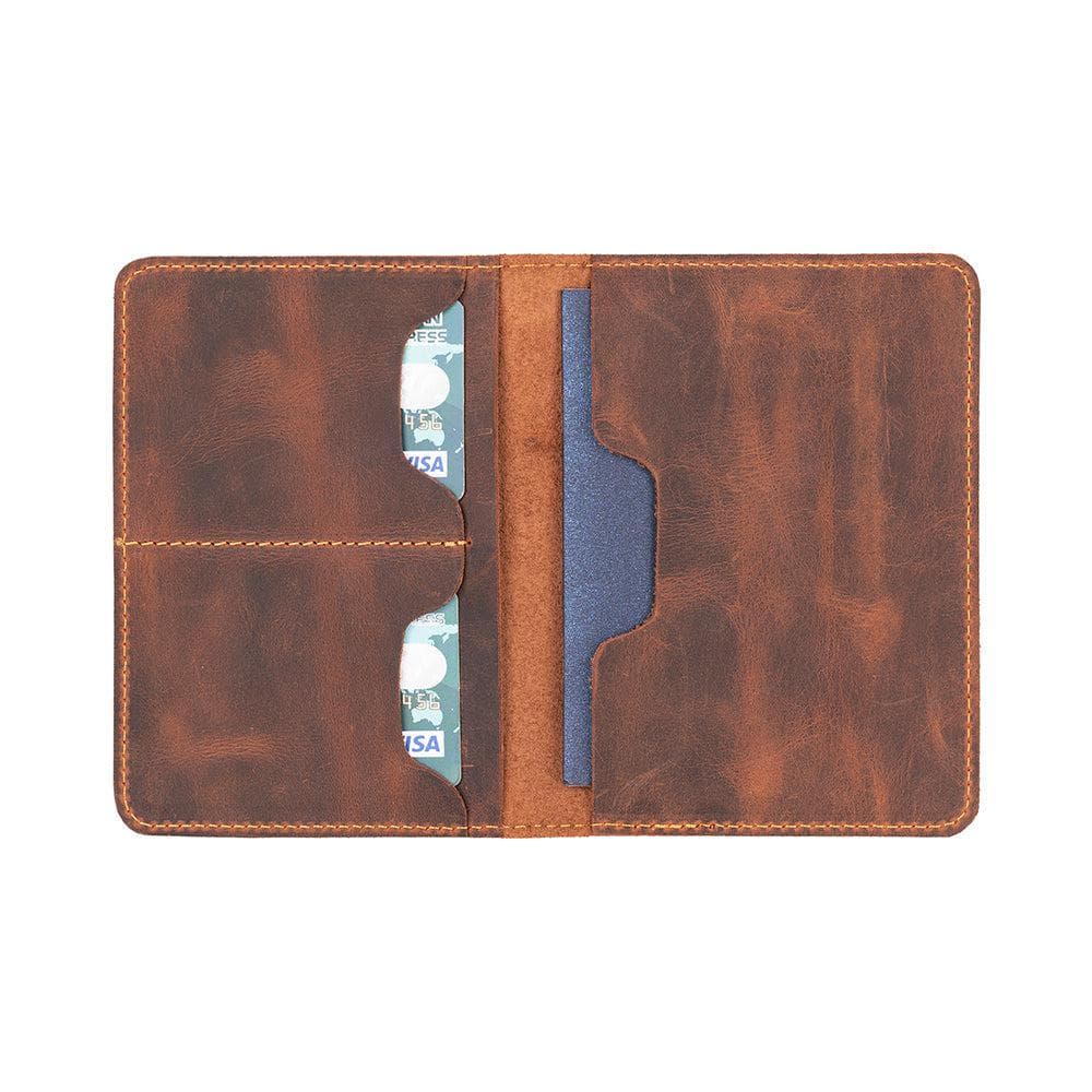 Viaggio Leather Passport Wallet Bouletta