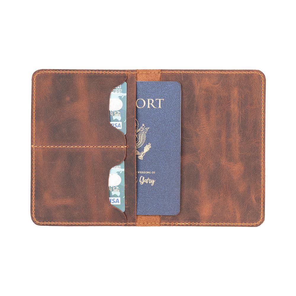 Viaggio Leather Passport Wallet Bouletta