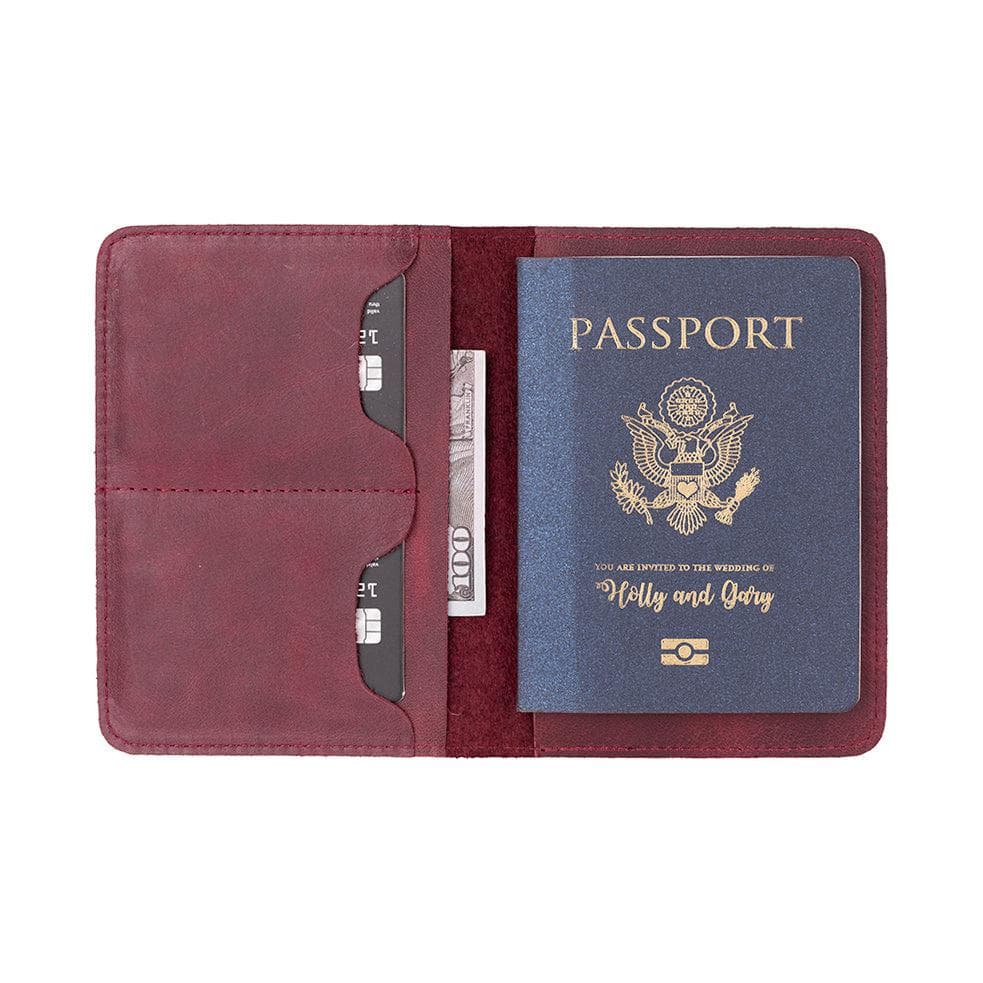 Viaggio Leather Passport Wallet Bouletta
