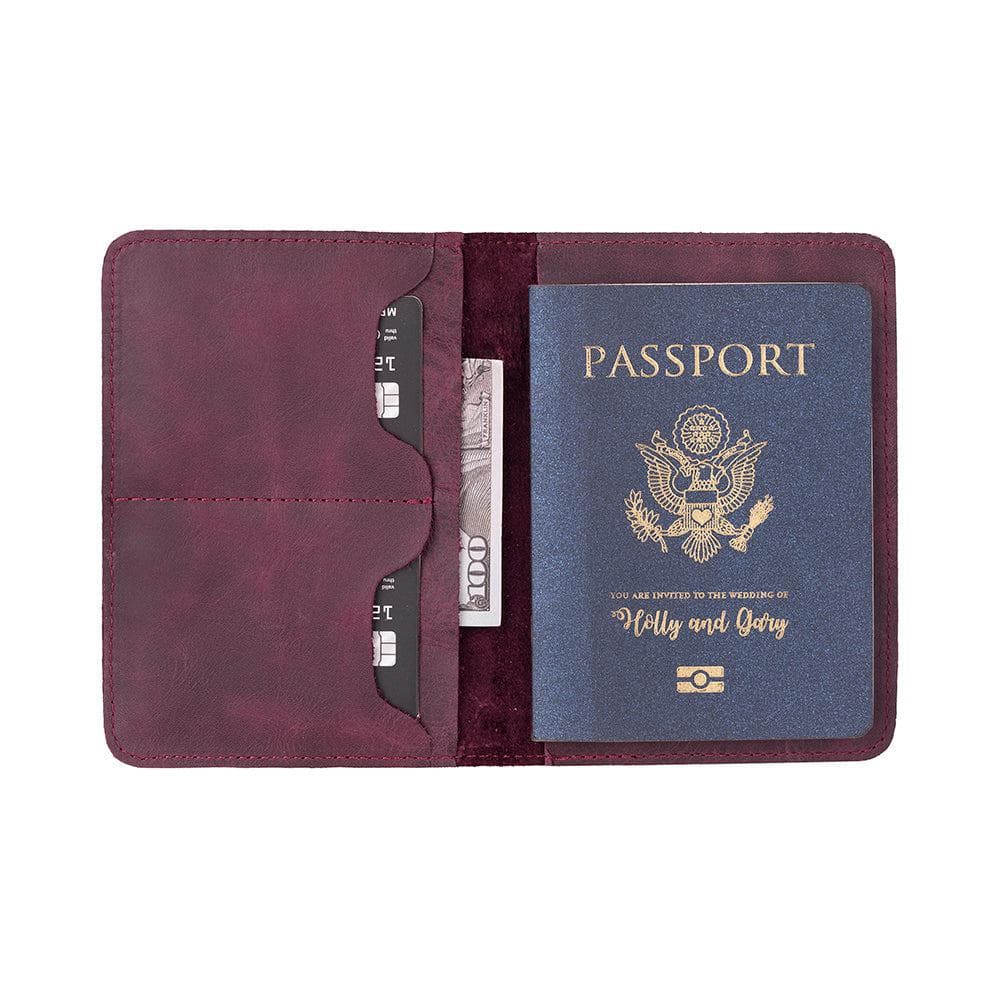 Viaggio Leather Passport Wallet Bouletta