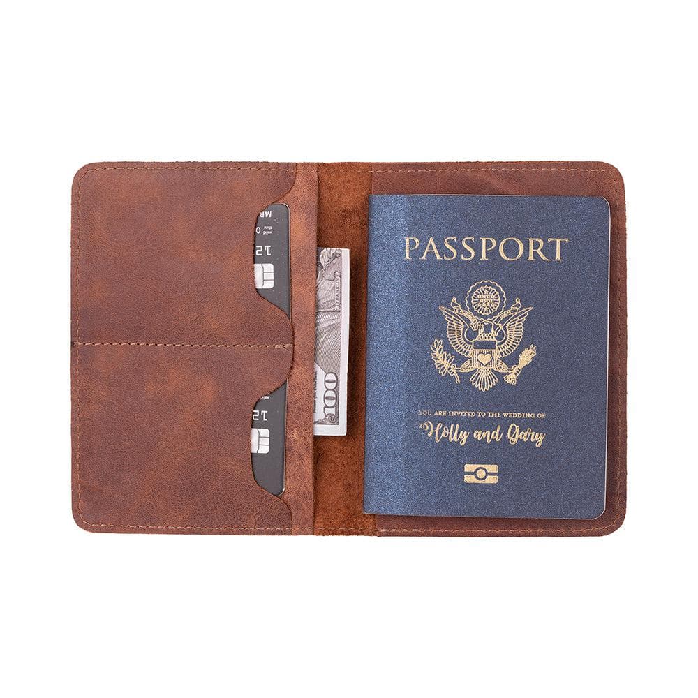 Viaggio Leather Passport Wallet Bouletta