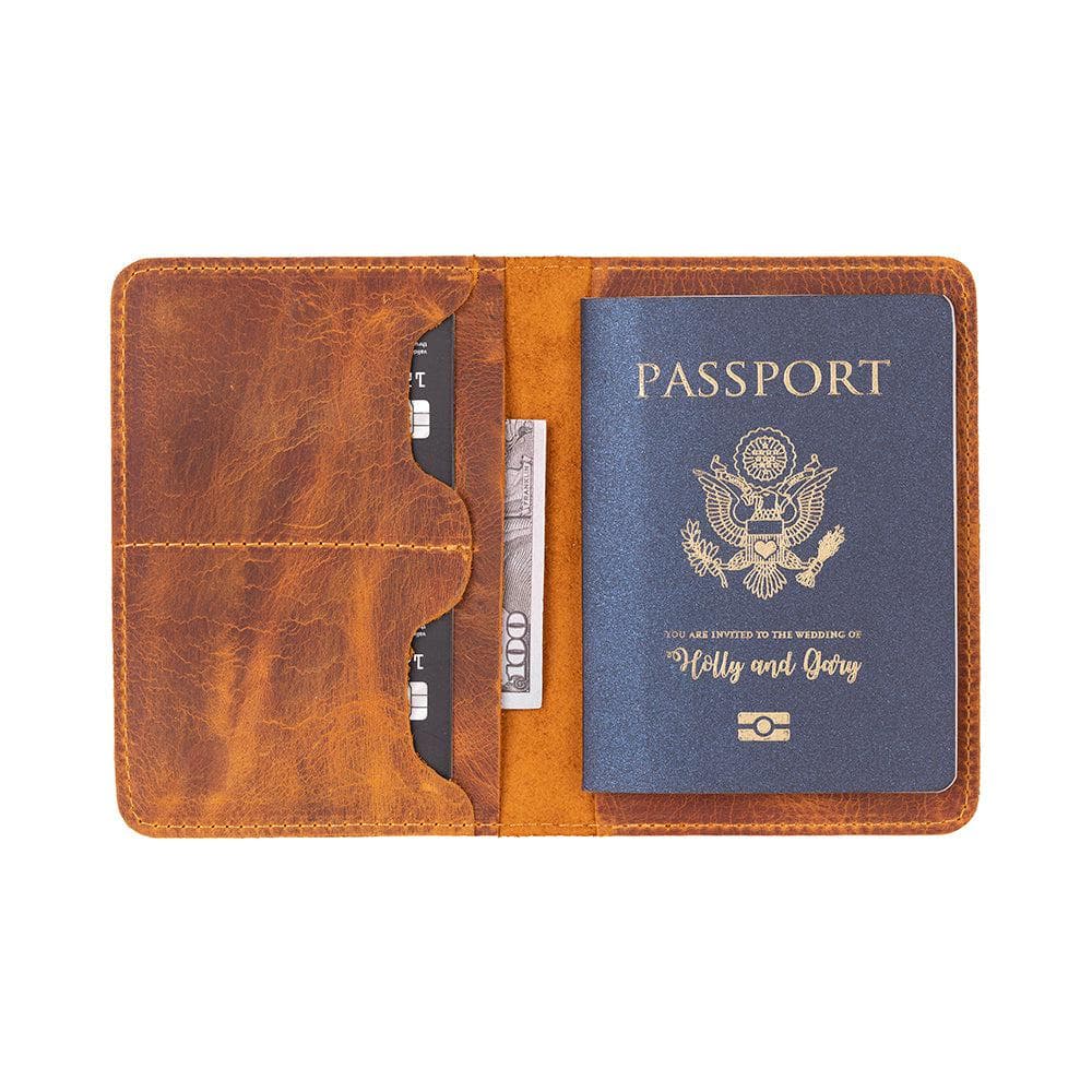 Viaggio Leather Passport Wallet Bouletta