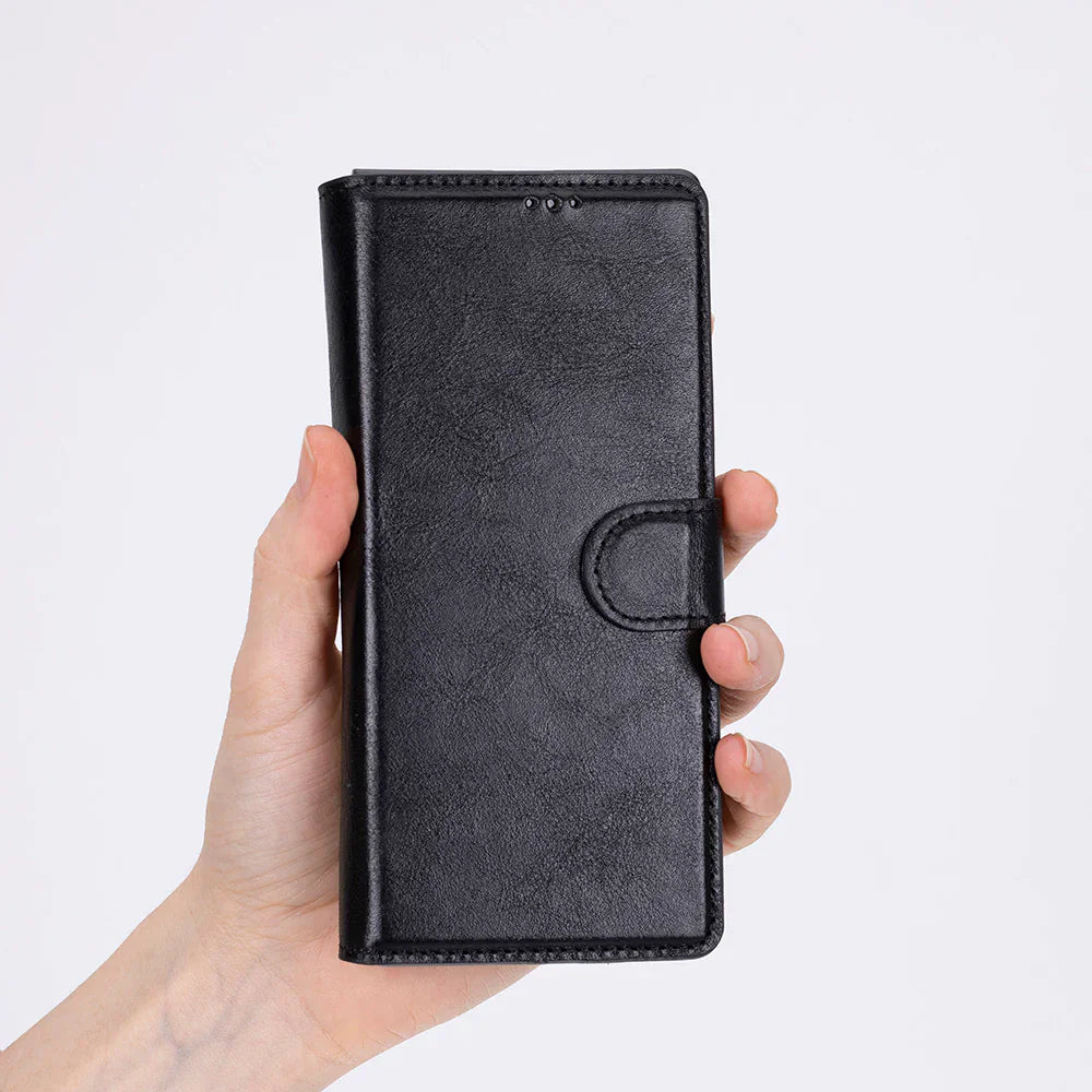 Wallet ID Leather Samsung Galaxy Z Fold7 Folio Case Bouletta