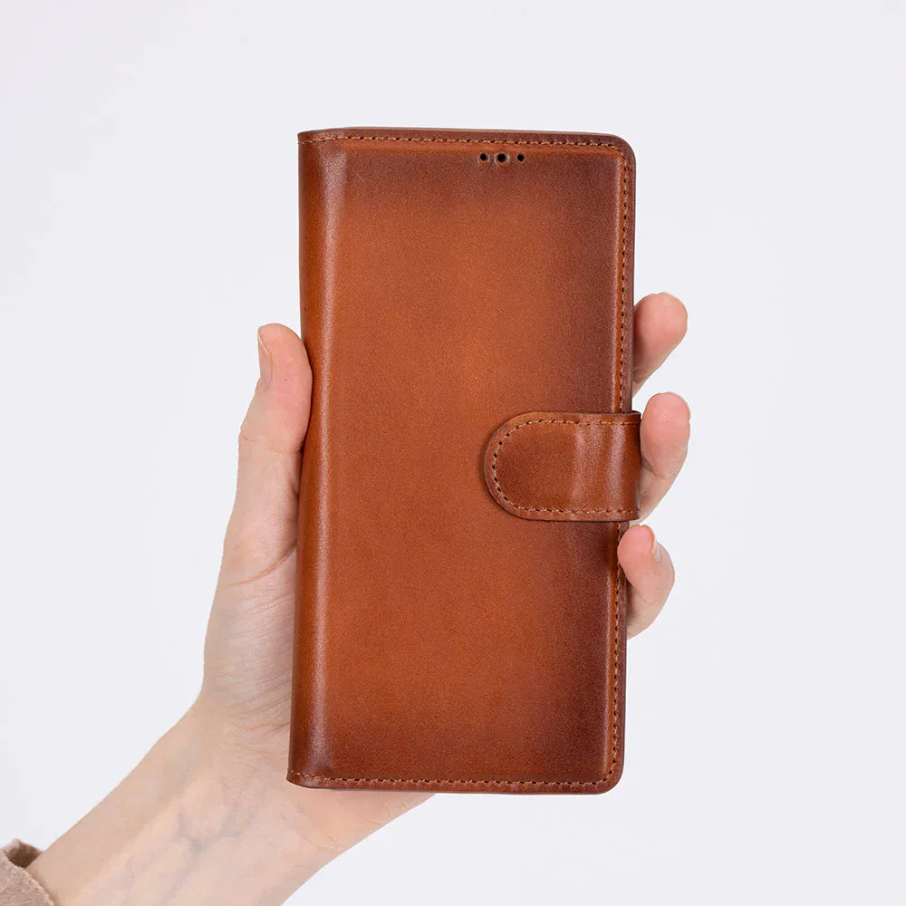 Wallet ID Leather Samsung Galaxy Z Fold7 Folio Case Bouletta