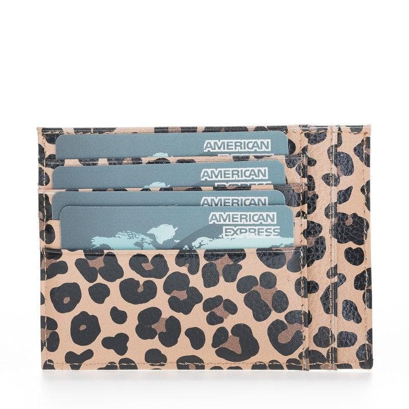 Zip Genuine Leather Card Holder Bouletta