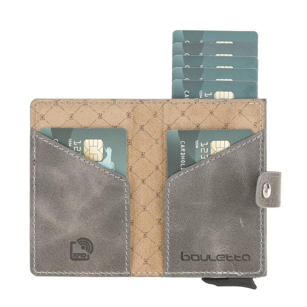 Terry Coin Leather Mechanical Card Holder Bouletta
