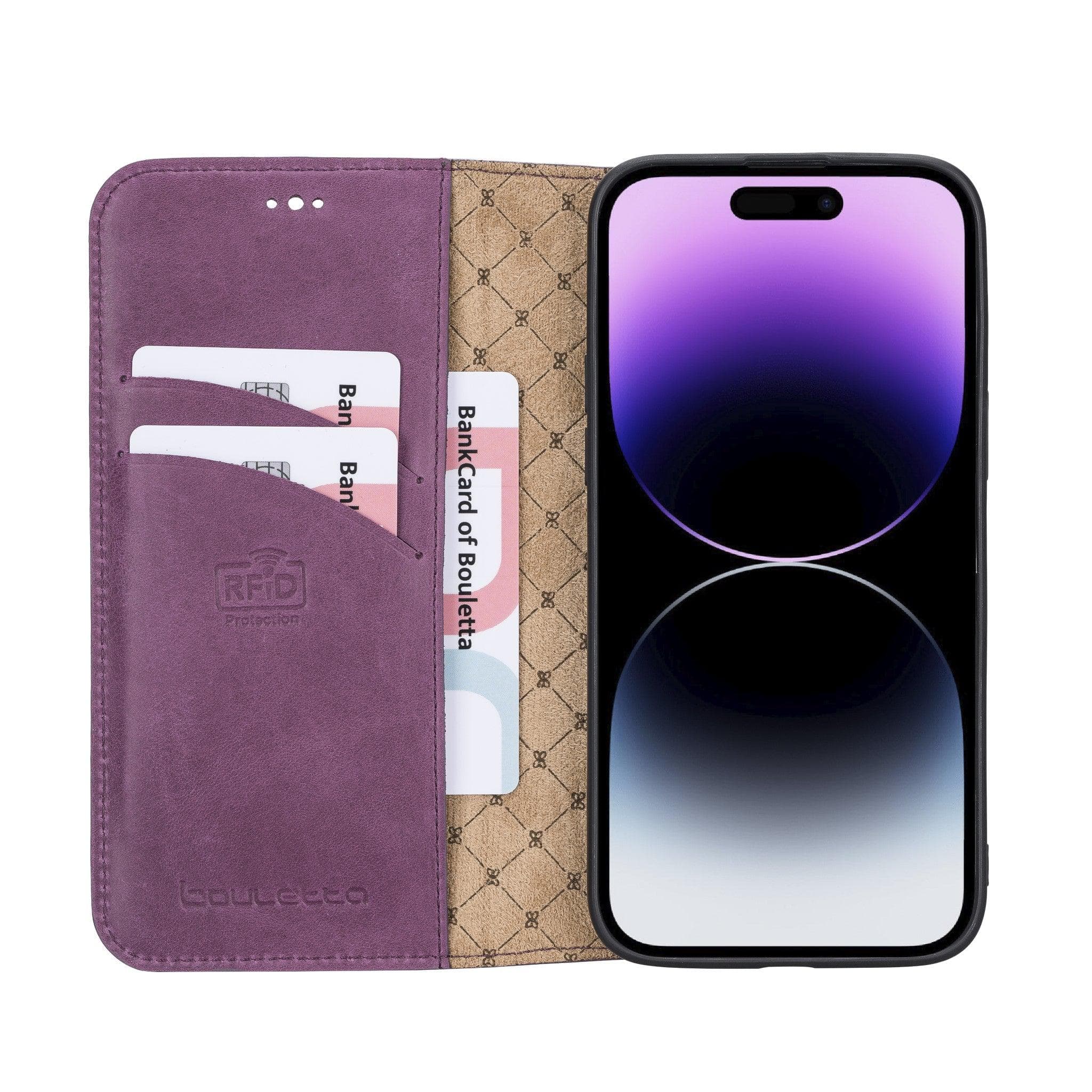 Apple iPhone 14 Series Brooks Leather Slim Wallet Case Bouletta LTD