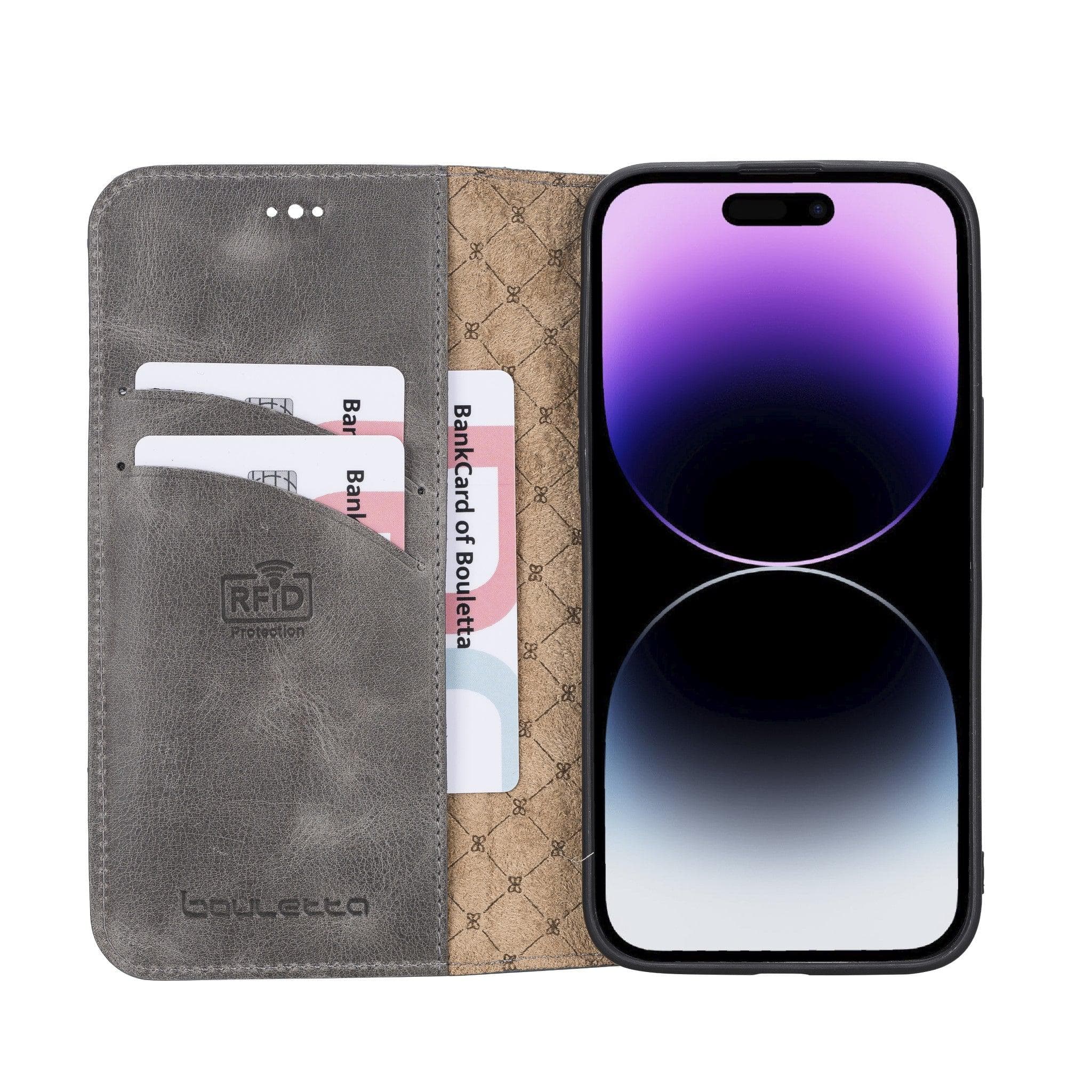 Apple iPhone 14 Series Brooks Leather Slim Wallet Case Bouletta LTD