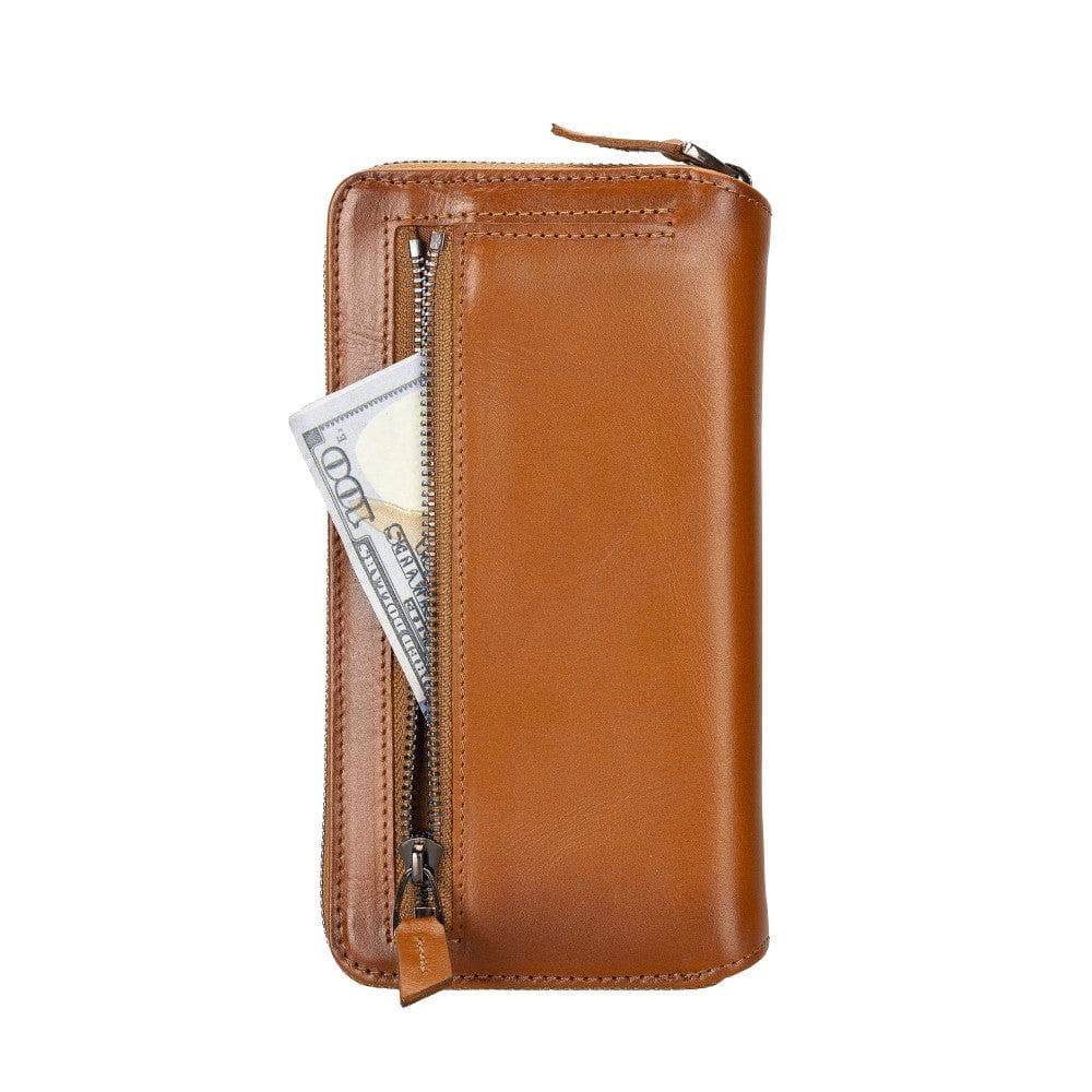 Apple iPhone 14 Series Detachable and Zipper Leather Wallet Case - PMW Bouletta LTD