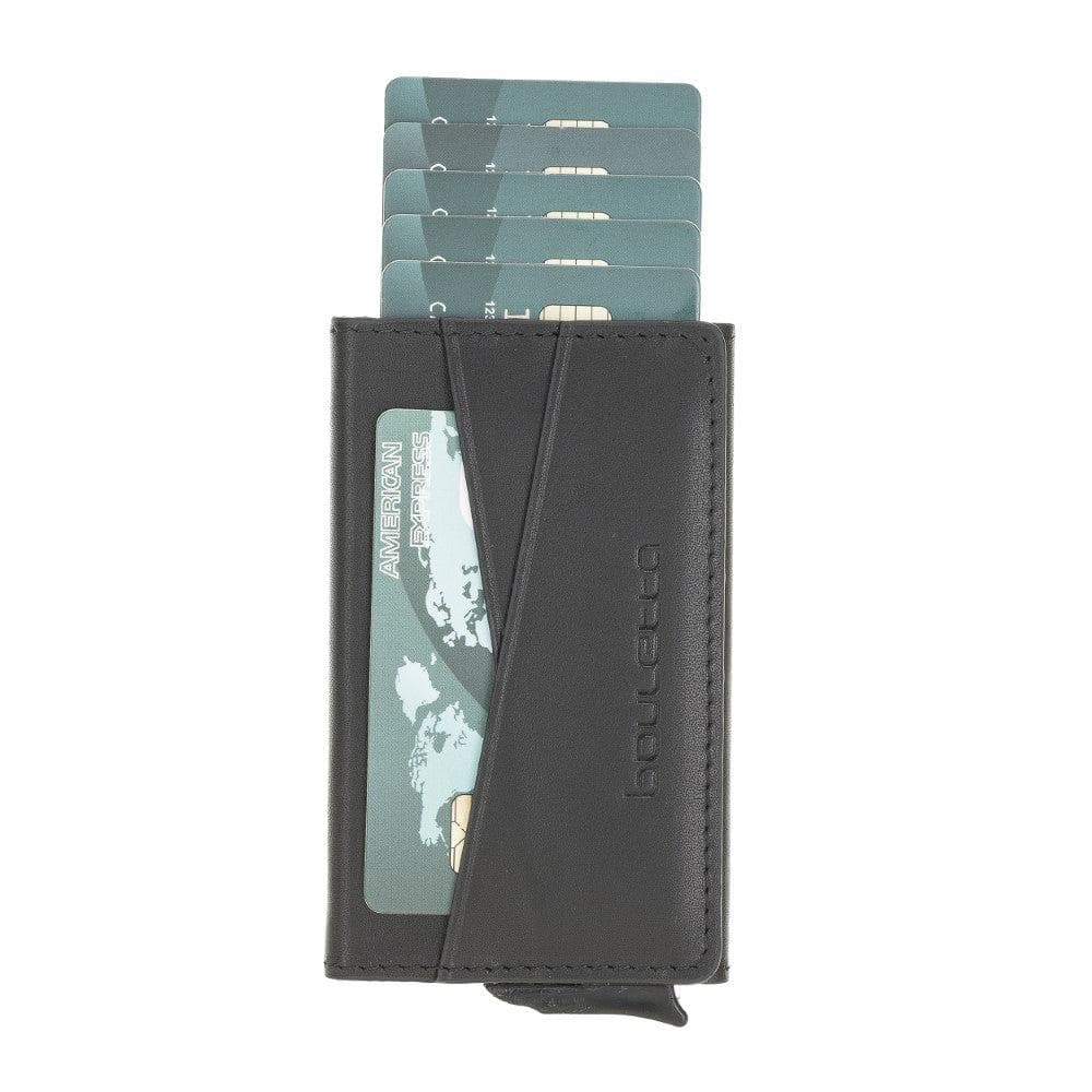 Austin Leather Mechanical Card Holder Bouletta