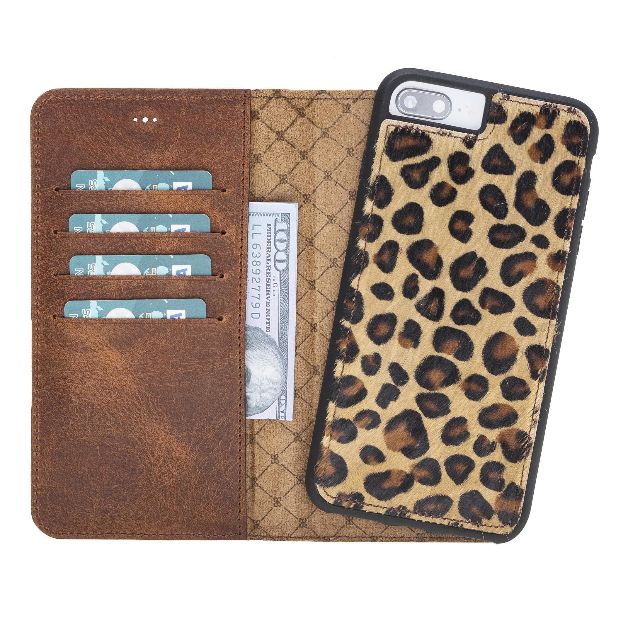 B2B - Apple iPhone 7 Plus/8 Plus Detachable Leather Case LEO1 Bouletta B2B