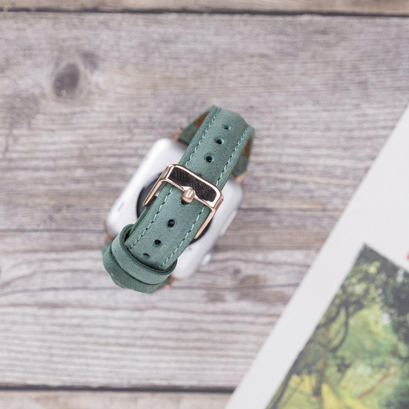 Leather Apple Watch Bands - Clasic Slim Style Bouletta