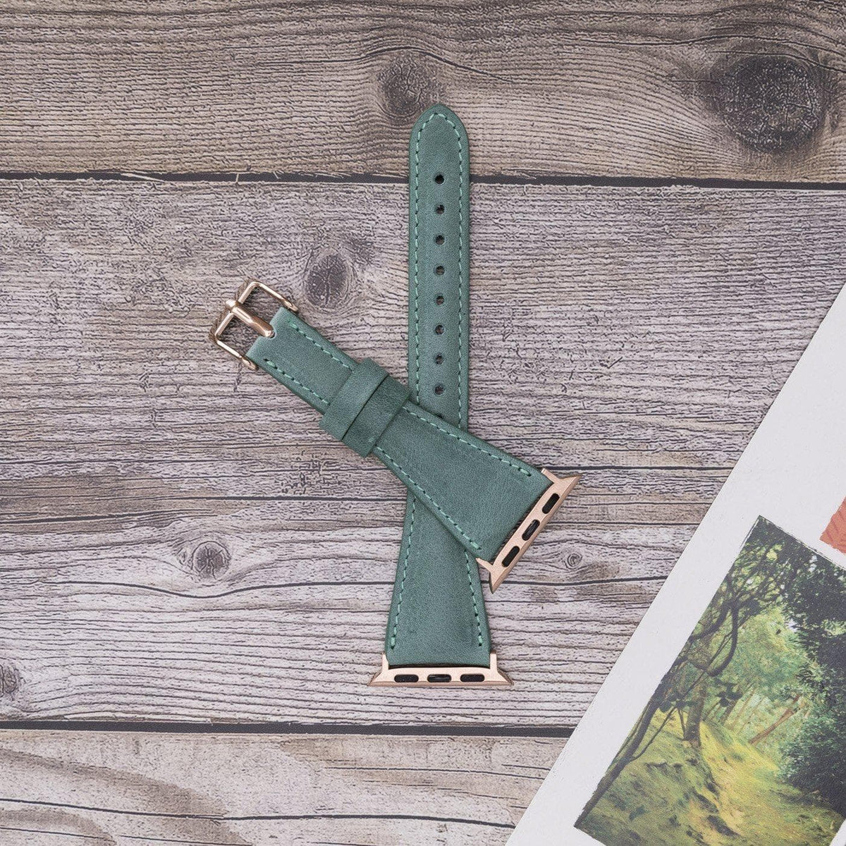 Leather Apple Watch Bands - Clasic Slim Style Bouletta