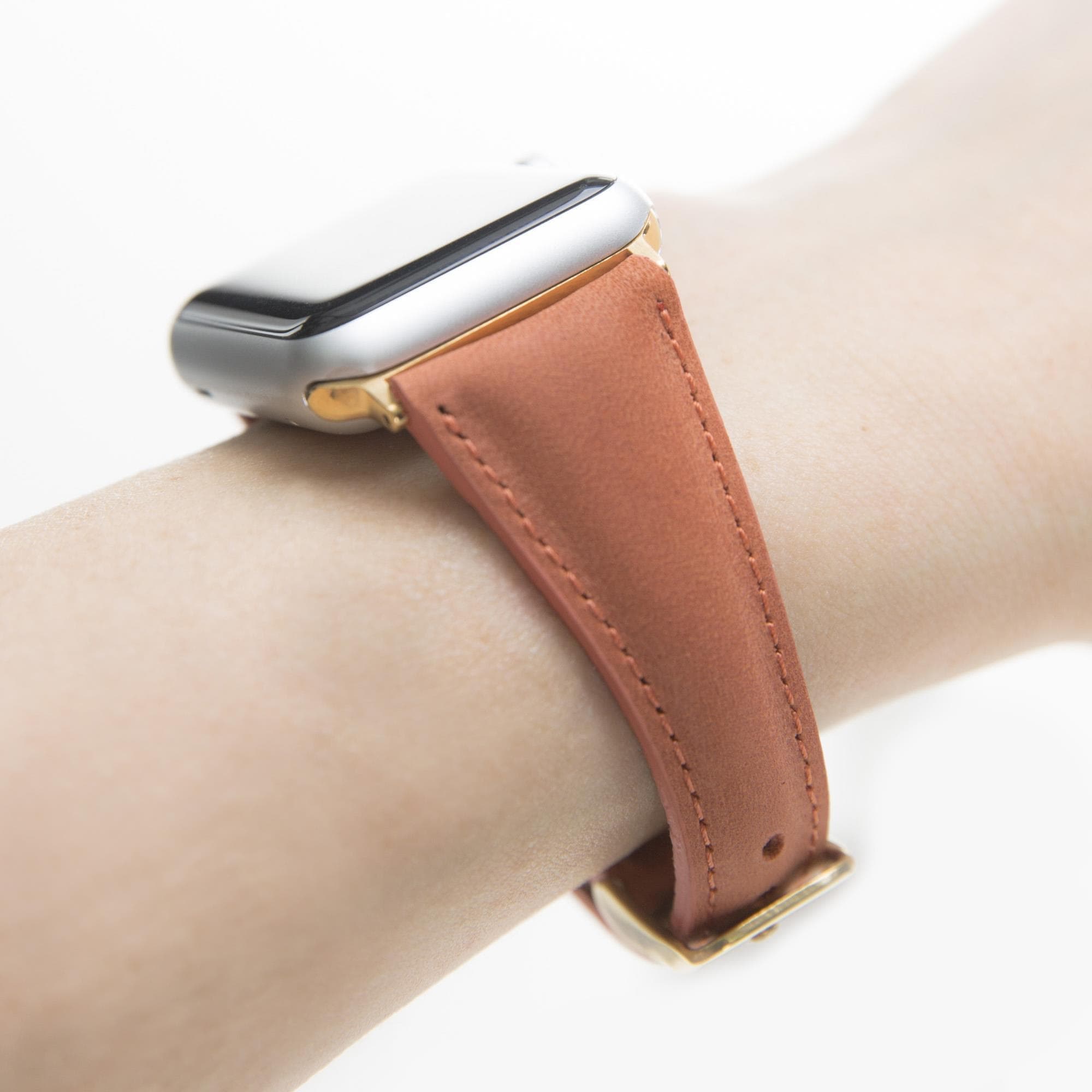 Leather Apple Watch Bands - Clasic Slim Style Bouletta